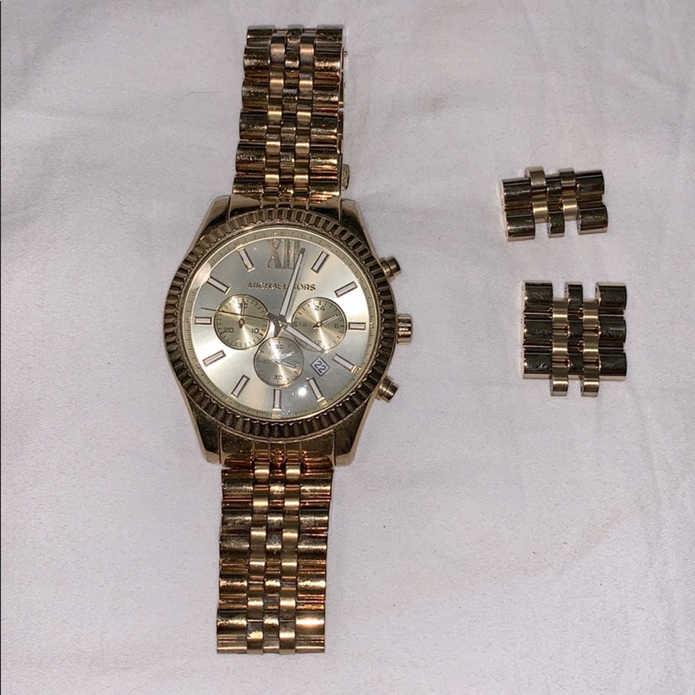 Gold Michael kors watch